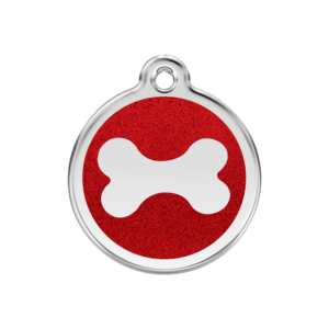 Médaille pour chien RedDingo avec Paillettes