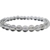 Bracelet cristal de roche perles 6mm