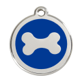 Médaille pour Chien Red Dingo Os Bleu Foncé