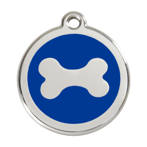 Médaille pour Chien Red Dingo Os Bleu Foncé