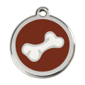 Médaille pour Chien Red Dingo Os 3D Marron