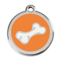 Médaille pour Chien Red Dingo Os 3D Orange