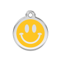 Médaille pour Chien Red Dingo Smiley Face Jaune Moyenne