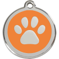 Médaille pour Chien Red Dingo Patte Orange