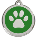 Médaille pour Chien Red Dingo Patte Vert