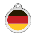 Médaille en émail Drapeau allemand Rouge GM