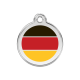 Médaille en émail Drapeau allemand Rouge MM