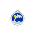 Médaille pour chien Dauphin Bleu Foncé PM