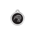 Médaille pour chien Kiwi Noire PM
