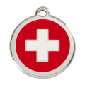 Médaille pour chien Croix Suisse Rouge GM