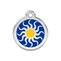 Médaille en émail Soleil tribal MM