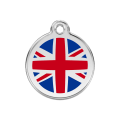 Médaille pour chien Drapeau Royaume-Uni MM