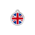 Médaille pour chien Drapeau Royaume-Uni PM
