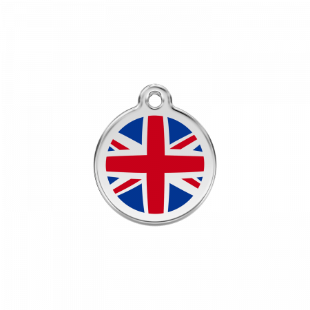 Médaille pour chien Drapeau Royaume-Uni PM