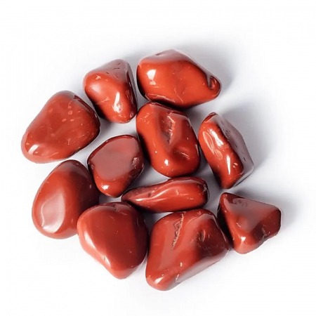 Jaspe rouge pierres polies de qualité A