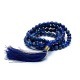 Mala Lapis lazuli AA 108 perles + sachet brocart